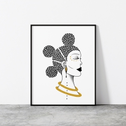 ANAYA ARTS Bantus By - 18" X 24" Art & Wall Décor Poster