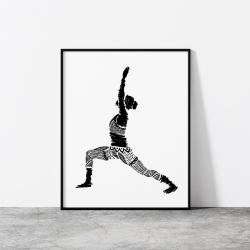 ANAYA ARTS Warrior Within By - 18" X 24" Art & Wall Décor Poster