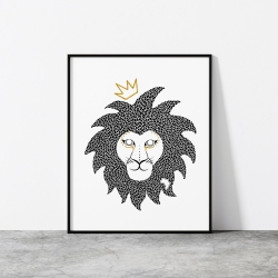 ANAYA ARTS Simba By - 18" X 24" Art & Wall Décor Poster
