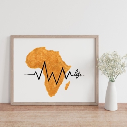 ANAYA ARTS Life By - 18" X 24" Art & Wall Décor Poster