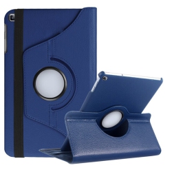 CSMART 【】 360 Rotating Pu Leather Stand Tablet Case Smart Cover for Samsung Tab A7 Lite 8.7" (2021), T220 / T225 In Navy