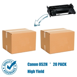 PRINTER PRO 20 Pack Canon 052H/canon-052H/canon052H/canon052 High Page Yield Compatible Toner Cartridge-Canon Printer Imageclass Mf424/mf426/lbp214