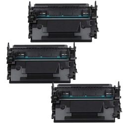 TONER4U - 3 Pack Crg121 Compatible Toner Cartridge for Canon 121, Canon121, 3252C001 In Black