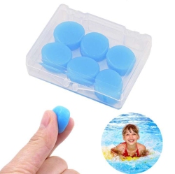 ISTAR Soft Silicone Ear Plugs for Noise Reduction Sleeping Meditation Study Swimming Travel Earplugs Reusable - 12PCs