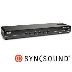 SYNCSOUND Ss-S6-I 6 Zone Low-Profile Speaker Selector