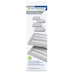 POWER WEARHOUSE Stackable Power Weights - for Use With Power Weighted Fitness Vest & Power Weighted Fitness Belt