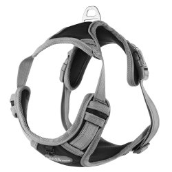 LIVINGBASICS Dog Harness No-Pull Harness Adjustable Outdoor 3M Reflective Oxford Material Vest, Xl -