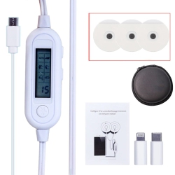 ISTAR Portable Mini Tens Massager Pulse Body Massager Mobile Phone Control Ems Muscle Stimulator Electric Acupuncture Therapy Machine