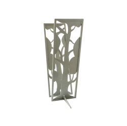 CURONIAN Log Rack Tree Powder Coated Steel In Silver