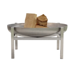 CURONIAN Parnidis Fire Pit Large 31", Stainless Steel