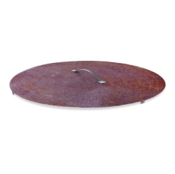 CURONIAN Agila Fire Pit Lid 25", Rusting