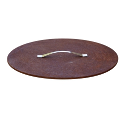 CURONIAN Lid Medium 25" - Rusting Steel
