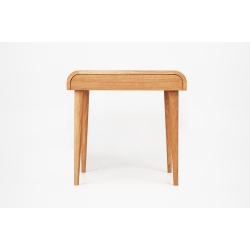 OAK MOOD Maya 1-Drawer Computer Desk, Natural Oak