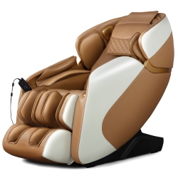 COSTWAY Full Body Massage Chair, Zero Gravity Shiatsu Massage Recliner \w Sl Track, Intelligent Voice Control, Heat Therapy, Foot Roller, Thai