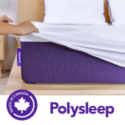 POLYSLEEP Waterproof Mattress Protector | Antimicrobial Breathable Bed Cover With A Silverclear® Coating — Twin Size