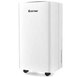 COSTWAY 30 Pints 1500 Sq. Ft Portable Dehumidifier for Medium to Large Spaces