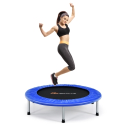 COSTWAY Goplus 38" Mini Folding Trampoline Portable Recreational Fitness Rebounder