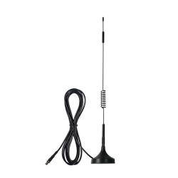 SURECALL Wide Band Exterior 12" Magnet Mount Vehicle Antenna W/ 12 Ft. Rg-58 Cable - Fme-Female