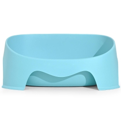 LIVINGBASICS Colorful Durable Eco-Friendly Plastic Cat Litter Box Cat Litter Tray Cat Toilet