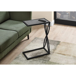 Table D'appoint Rectangulaire Contemporaine De Monarch - Gris