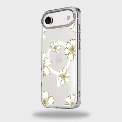 CASECO Iphone Air Pattern Clear Case With Magsafe In Gold