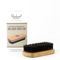 ROCKWELL RAZORS Natural Boar Bristle Beard Brush