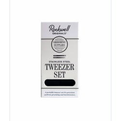 ROCKWELL RAZORS Stainless Steel Tweezer Set