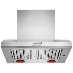 KitchenAid 36" Wall Mount Chimney Range Hood (KVWC956KSS) - Stainless Steel