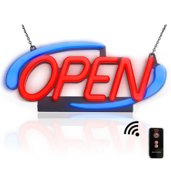 ADD CANADA Super Bright Smt Led Open Sign Electronic Display (20 X 9 Inches)