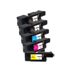 TONER4U - 5Pk (2K, C, M, Y) Compatible 106R01627/1628/1629/1630 Color Toner Cartridge Combo Set for Xerox 6010/6015/6000