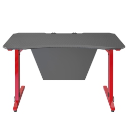 TOPCRAZYDEALS Tcd Z-Shape Series/ Es03 Gaming Desk(Black & Red)