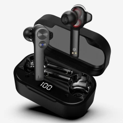 ISPEKTRUM True Wireless Earbuds Bluetooth 5.0 Compatible \w Android, Apple Airpod, PC. Touch Controls, Super Stereo Bass Sound, 5H Playtime, Noise