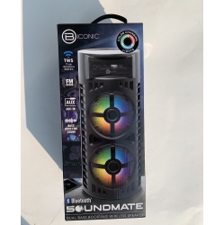 BYTECH Biconic Bc-Au-Bs-115-Bk Soundmate Dual Bass Boosting Wireless Speaker