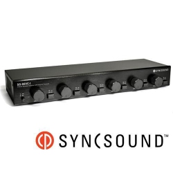 SYNCSOUND Ss-S6Vc-I 6 Zone Speaker Selector With Volume Controls - Dual Source