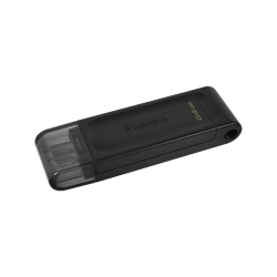 KINGSTON DIGITAL Datatraveler 70 64GB USB 3.2 + USB-C Flash Drive (Dt70/64GBcr)