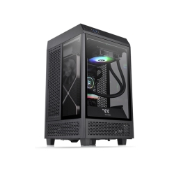 THERMALTAKE Cs Ca-1R3-00S1Wn-00 The Tower 100 Mini Tower 3X4MM Tempered Glass Retail In Black