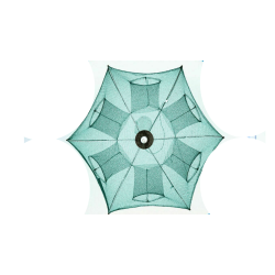 New Fishing Bait Trap Crab Net Crawdad Shrimp Cast Dip Cage Fish Minnow Foldable