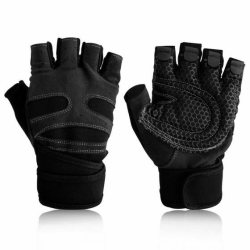 Bike Bicycle Cycling Half Finger Pad Gloves Sports Gym Fitness for Men Women