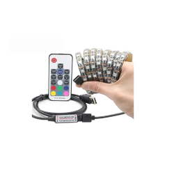 5V USB LED Light RGB 5050 60 Led 3M Controller Led Strip Tape Lamp TV Tape CA
