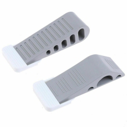 HOME HARDWARE Security Stop Rubber Door Stoppers Wedge With Holder Office Heavy Doors Carpet