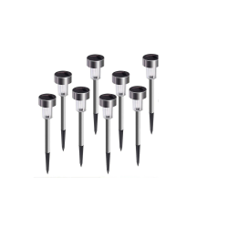 Solar Lights Outdoor Garden Led Light Landscape/Pathway Lights Stainless Steel