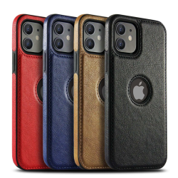 NA Retro Phone Case Pu Leather for Iphone 12/12 Pro/ 12 Pro Max, Phone Case Luxury Business Tpu Leather Stitching Case Cover