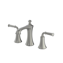 ANCONA Peonia Widespread Bathroom Faucet In Brushed Nickel