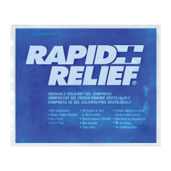RAPID AID Reusable Hot & Cold Compress With Contour Gel - 9" X 11" - Case (12) (12290)