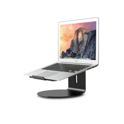 SHOPPINGALL Ergonomic Laptop Stand With 360° Swivel Base for Laptop Up to 17 Inches - Sa-Ls2 (Black)