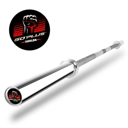 COSTWAY Goplus 1000 Lb Olympic Chromed Weight Bar 7' Olympic Barbell Multipurpose Weightlifting