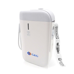 G&G 110Hw 1500Mah Portable Labeler, Wireless Bluetooth Label Printer USB2.0 Nfc for Home Office Work Usage