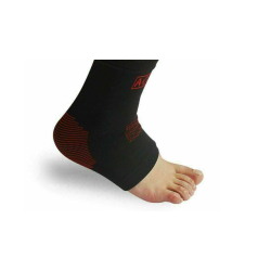 SAGM 2X Sleeve Compression Safety Ankle Support Sport Foot Heel Socks Nursing Women- L/xl