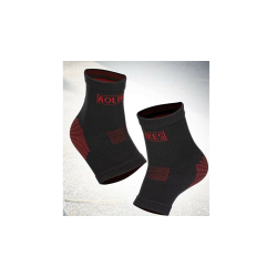 SAGM 2X Sleeve Compression Safety Ankle Support Sport Foot Heel Socks Nursing Women- S/m