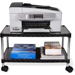 ZBRANDS // Printer Cart Max, 24" X 14", Mobile Fax Stand, 2 Tiers (Max)
